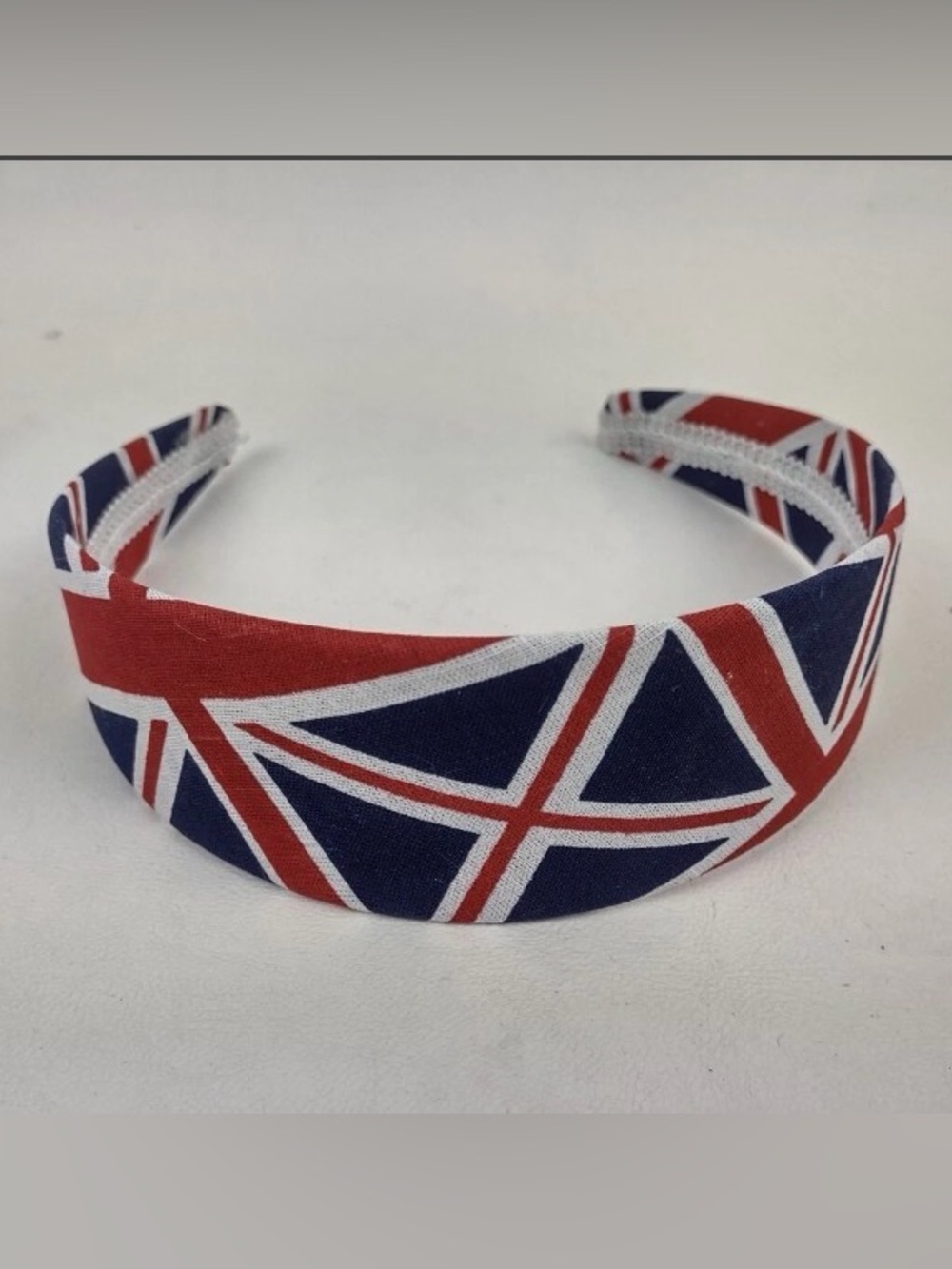 Union Jack UK flat Headband - Red & Blue